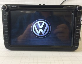 8” rádio VW, Škoda, Seat-GPS,Mirror Link,CZ/SK menu